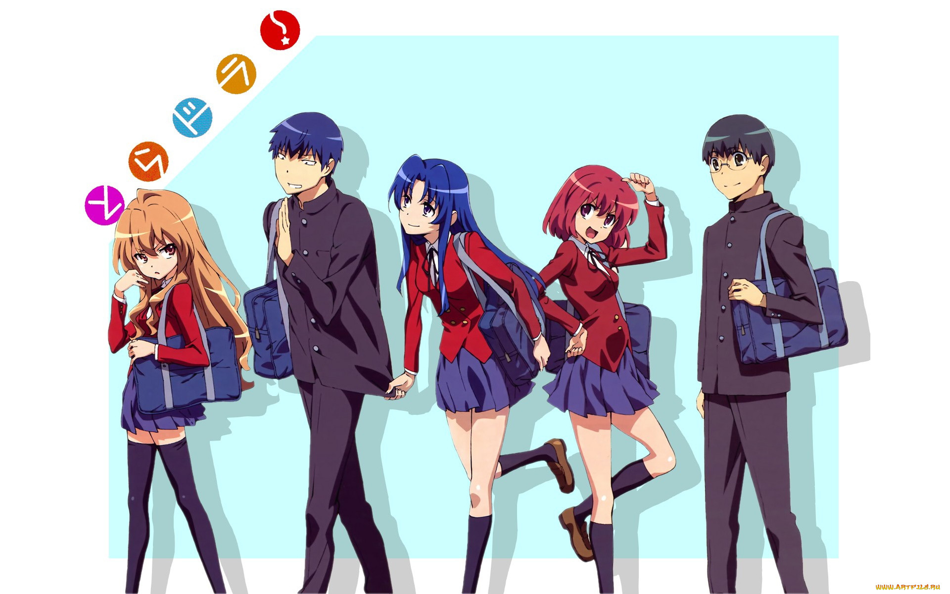 Обои Аниме Toradora!, обои для рабочего стола, фотографии аниме, toradora,  персонажи Обои для рабочего стола, скачать обои картинки заставки на  рабочий стол.